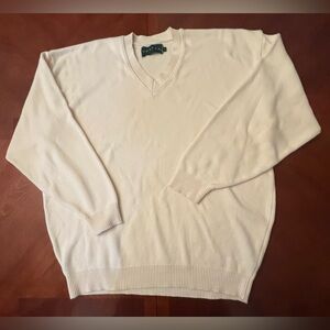 Vintage Tundra Canada Heavy Knit Sweater Cream LARGE